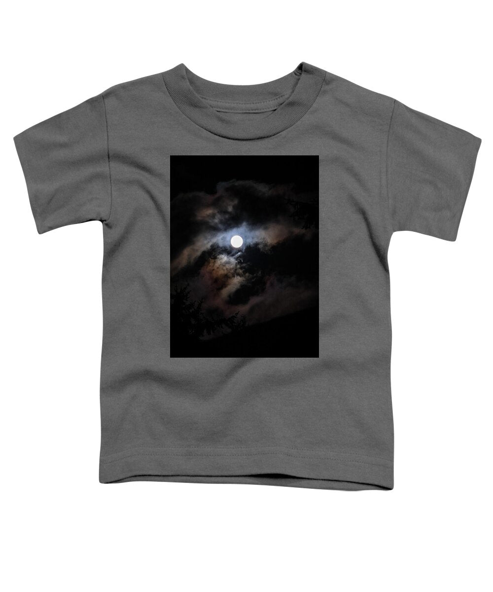 Clouds around the moon  - Toddler T-Shirt