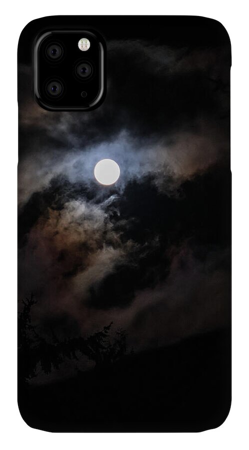 Clouds around the moon  - Phone Case