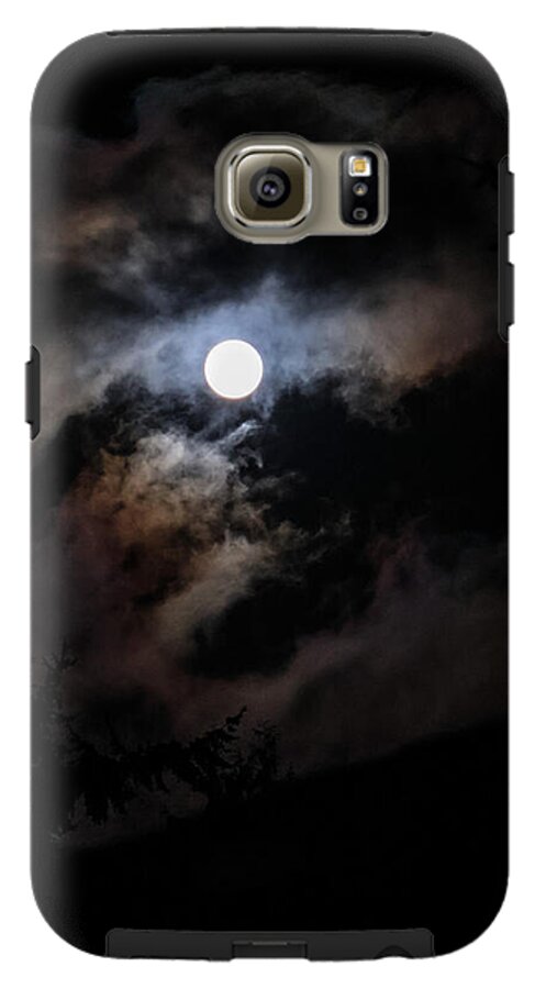 Clouds around the moon  - Phone Case