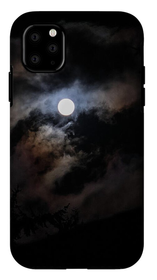 Clouds around the moon  - Phone Case