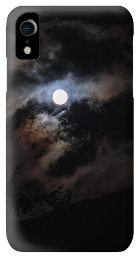 Clouds around the moon  - Phone Case