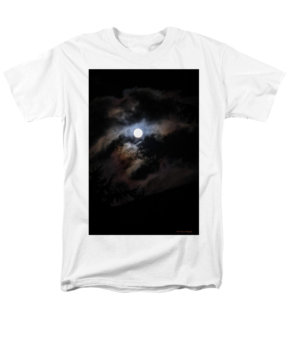 Clouds around the moon  - Men's T-Shirt  (Regular Fit)
