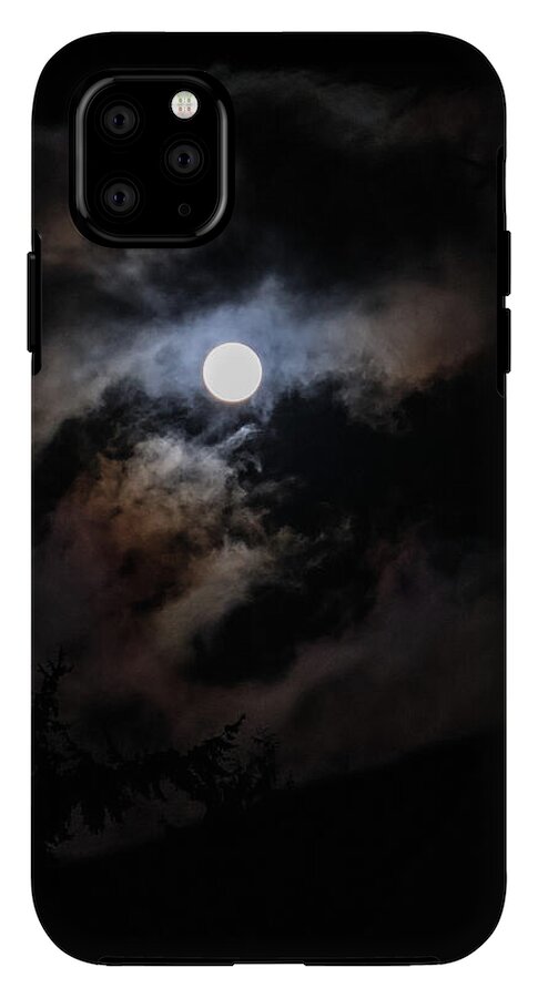 Clouds around the moon  - Phone Case