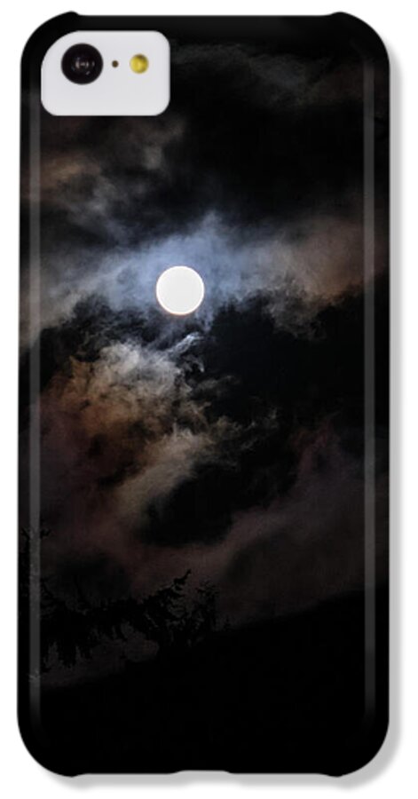 Clouds around the moon  - Phone Case
