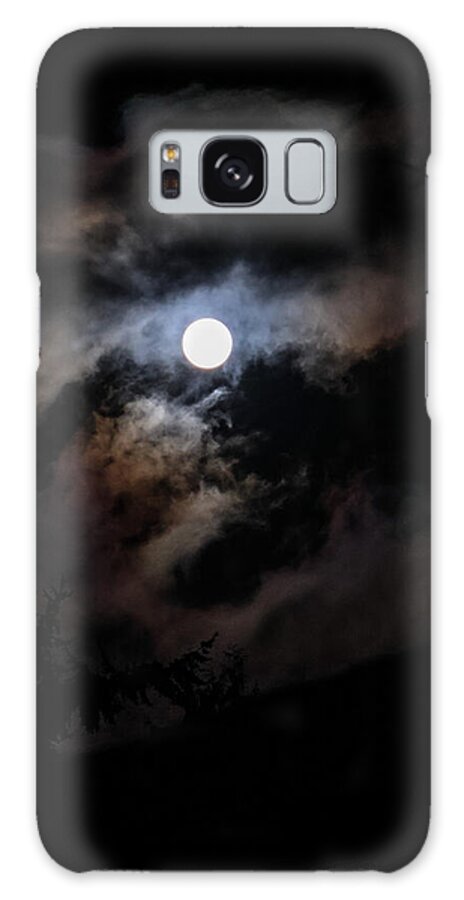 Clouds around the moon  - Phone Case