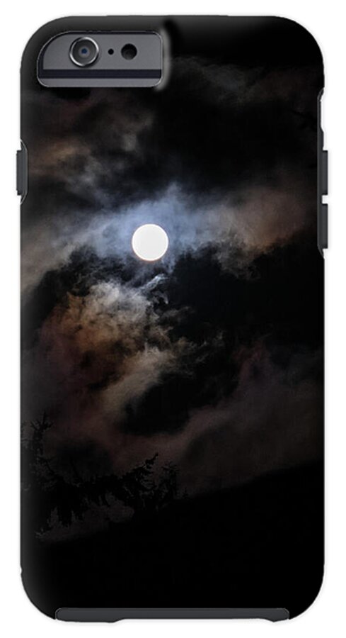 Clouds around the moon  - Phone Case