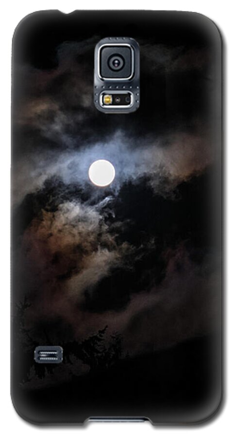 Clouds around the moon  - Phone Case