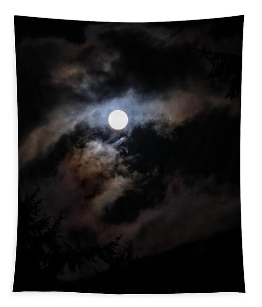 Clouds around the moon  - Tapestry