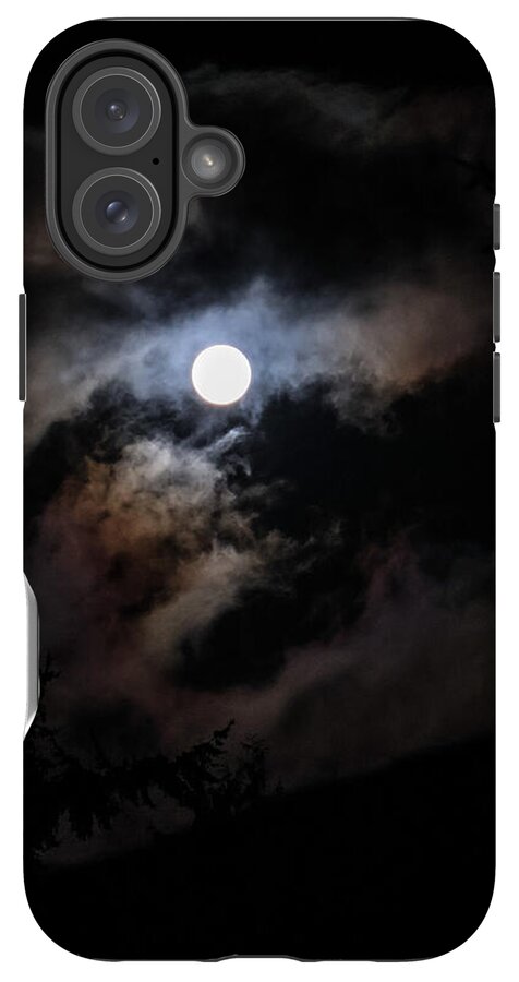 Clouds around the moon  - Phone Case