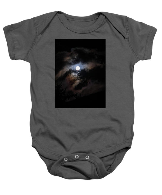 Clouds around the moon  - Baby Onesie