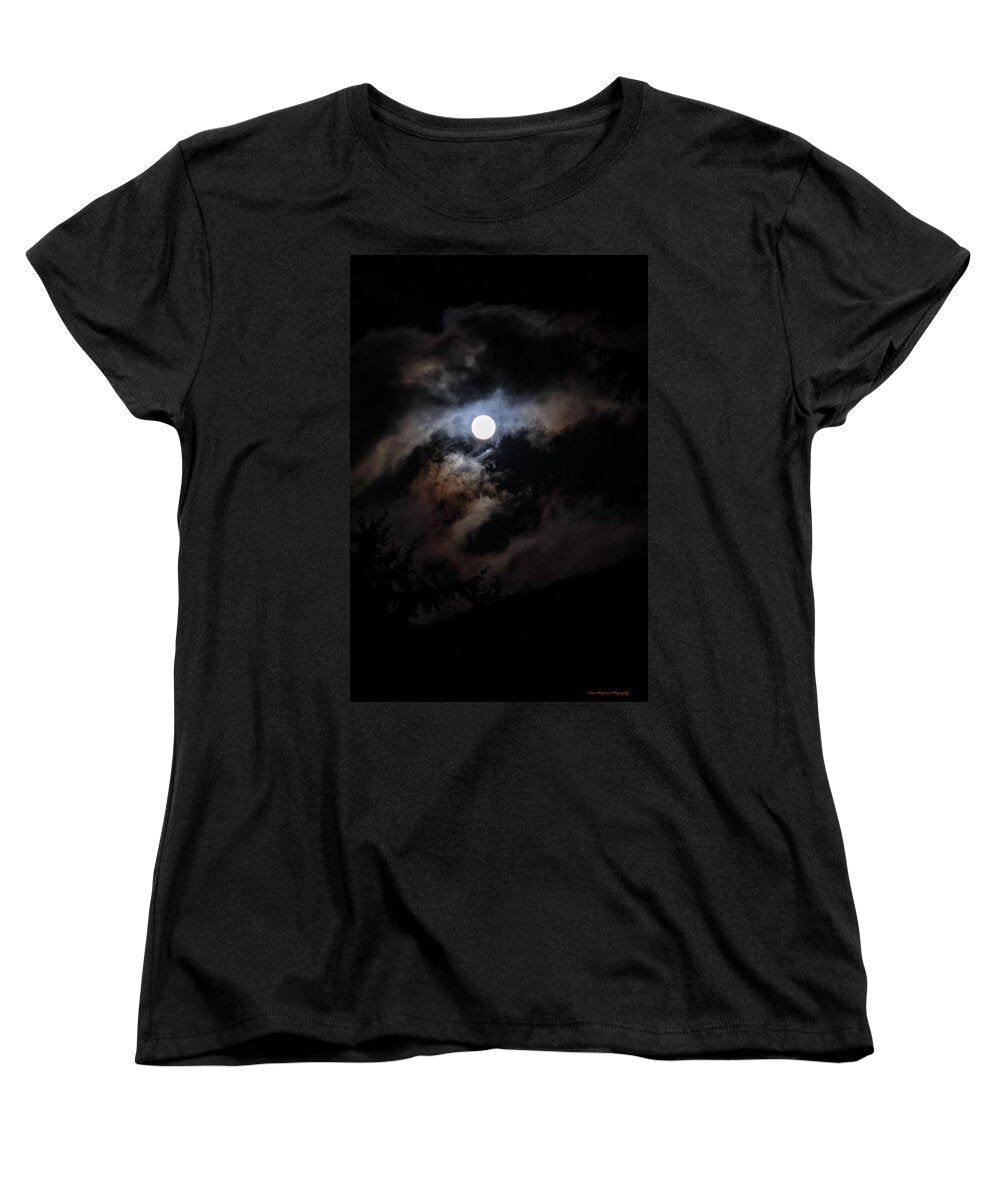 Clouds around the moon  - Women's T-Shirt (Standard Fit)