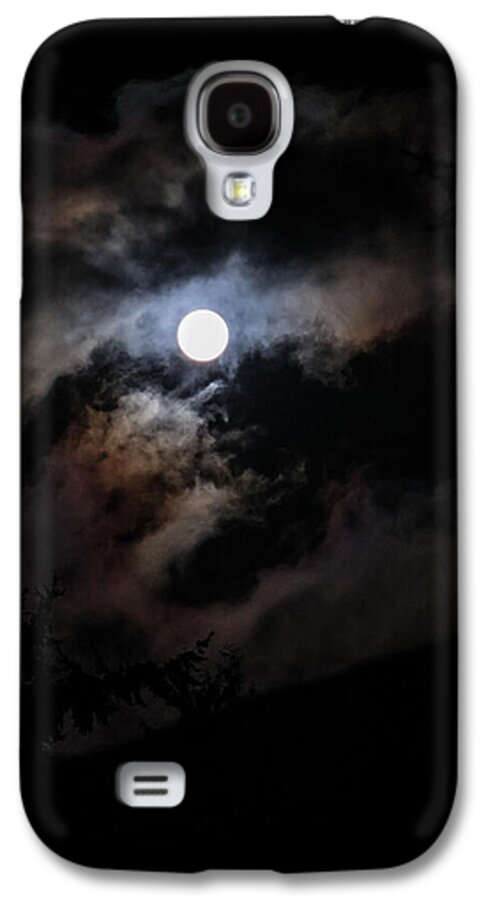 Clouds around the moon  - Phone Case