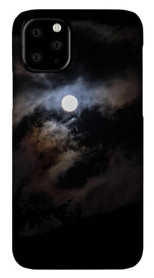 Clouds around the moon  - Phone Case