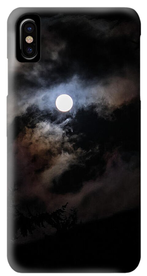 Clouds around the moon  - Phone Case