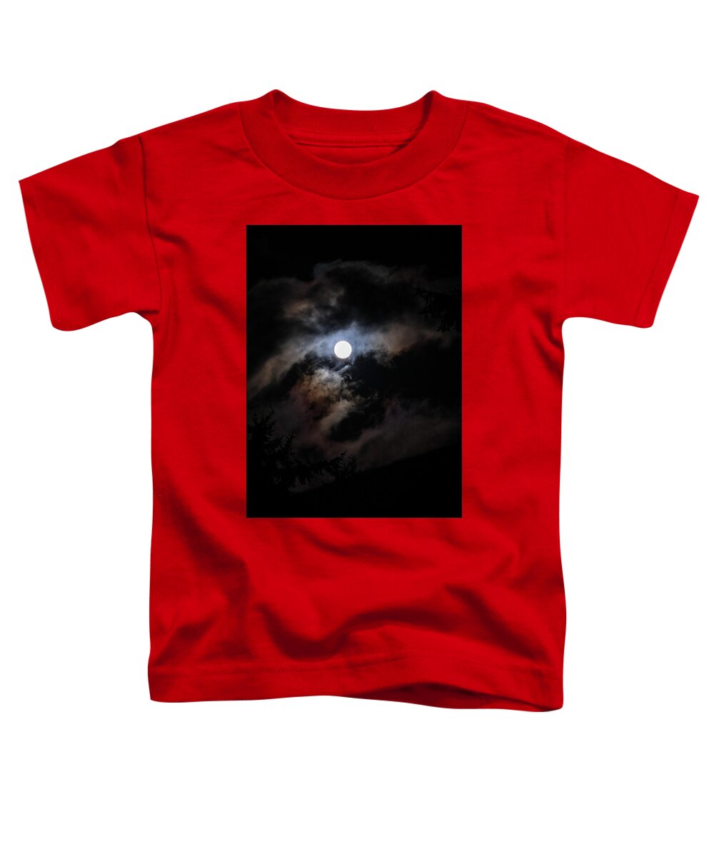Clouds around the moon  - Toddler T-Shirt
