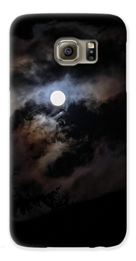Clouds around the moon  - Phone Case