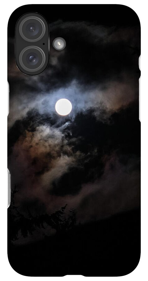 Clouds around the moon  - Phone Case