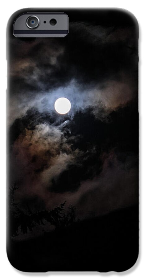 Clouds around the moon  - Phone Case