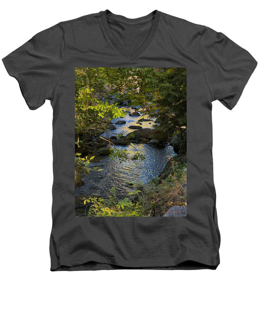 Creek  - Men's V-Neck T-Shirt