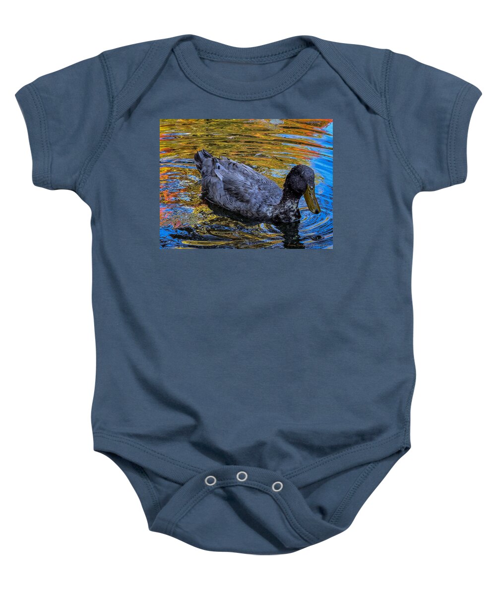 Duck in the pond  - Baby Onesie