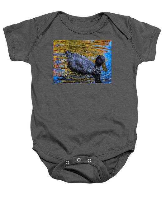 Duck in the pond  - Baby Onesie