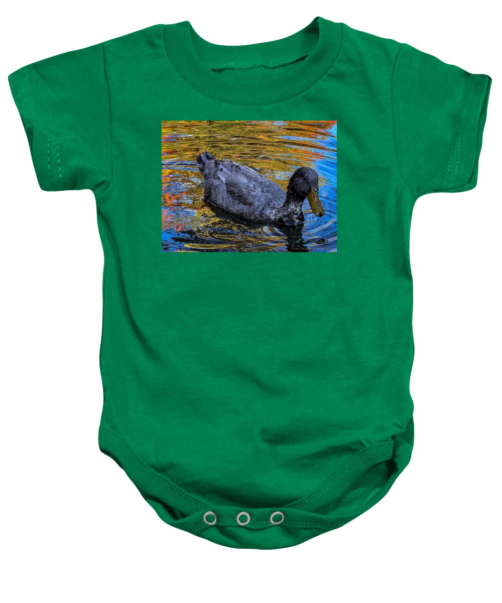 Duck in the pond  - Baby Onesie