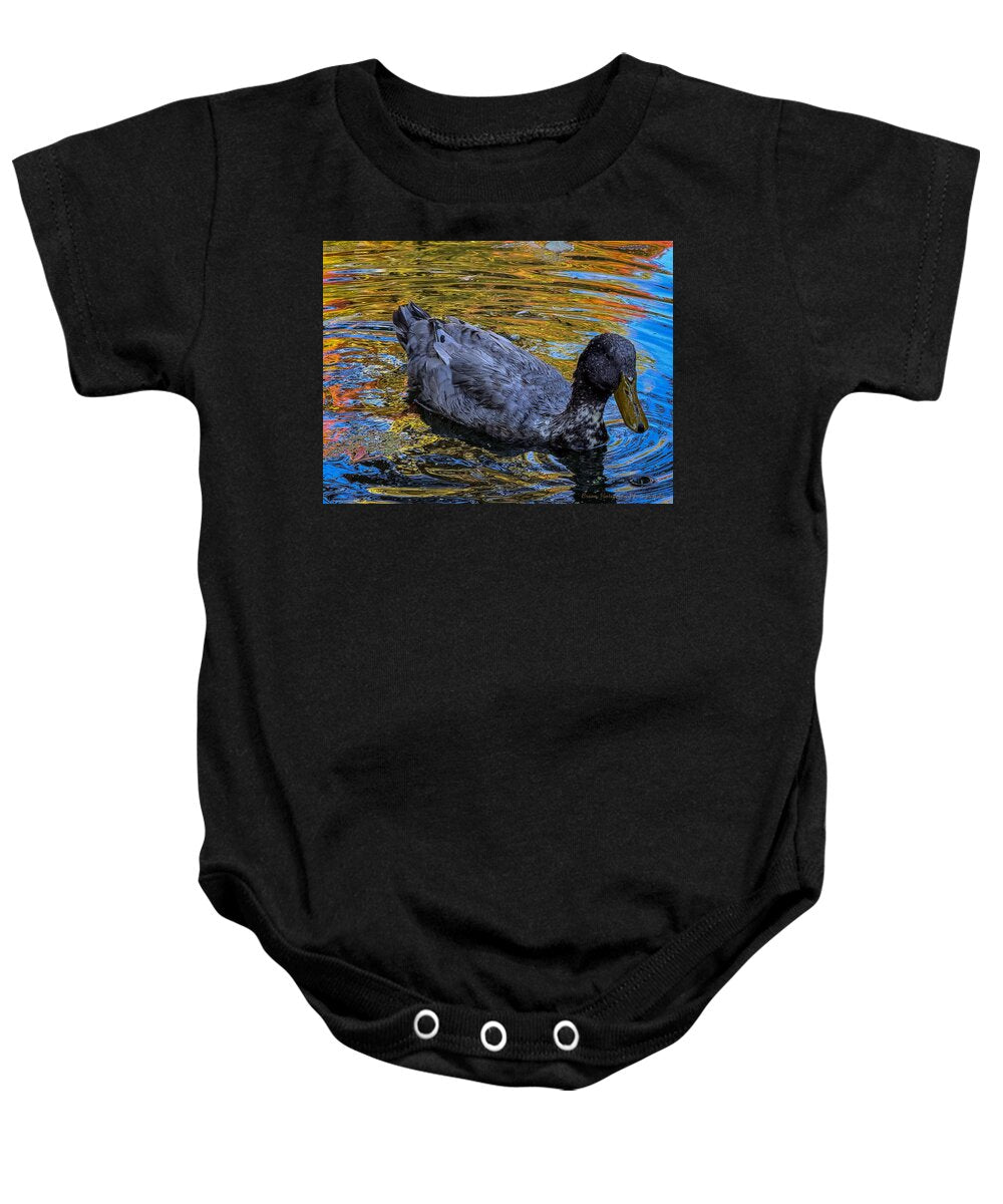 Duck in the pond  - Baby Onesie