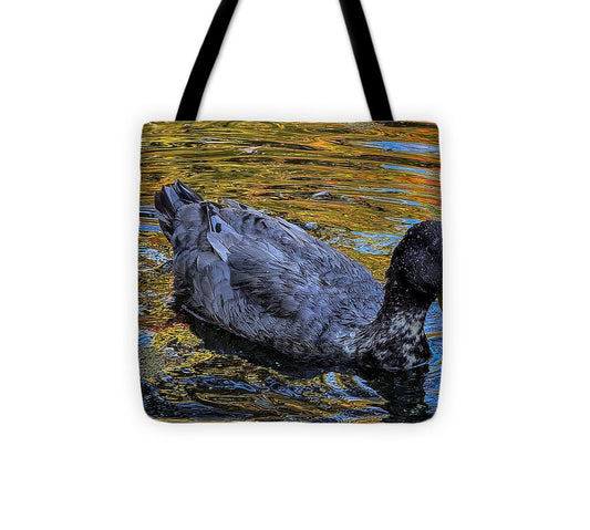 Duck in the pond  - Tote Bag