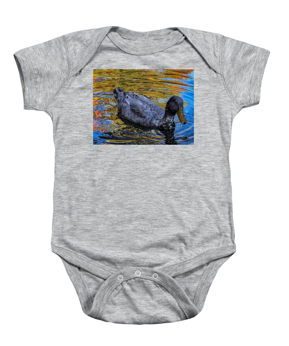 Duck in the pond  - Baby Onesie
