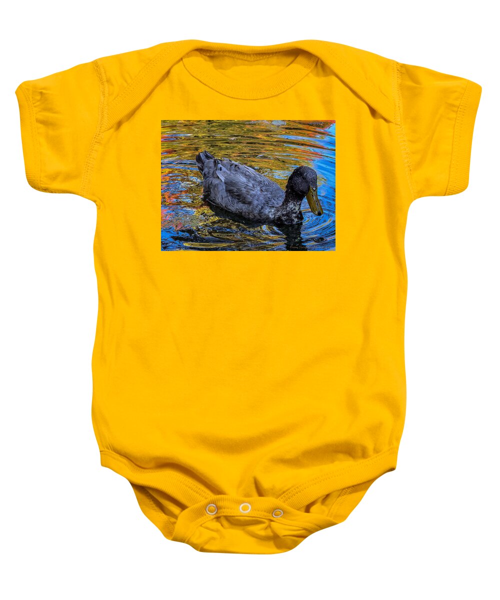 Duck in the pond  - Baby Onesie