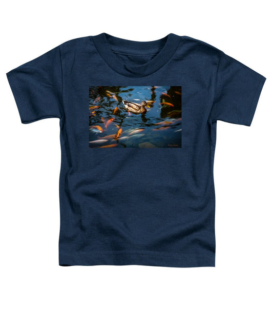 Duck with the koi - Toddler T-Shirt