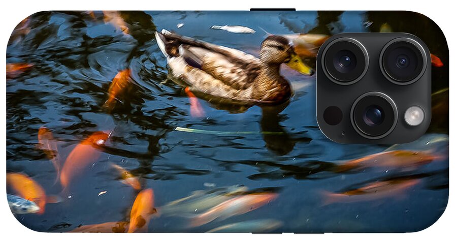 Duck with the koi - Phone Case
