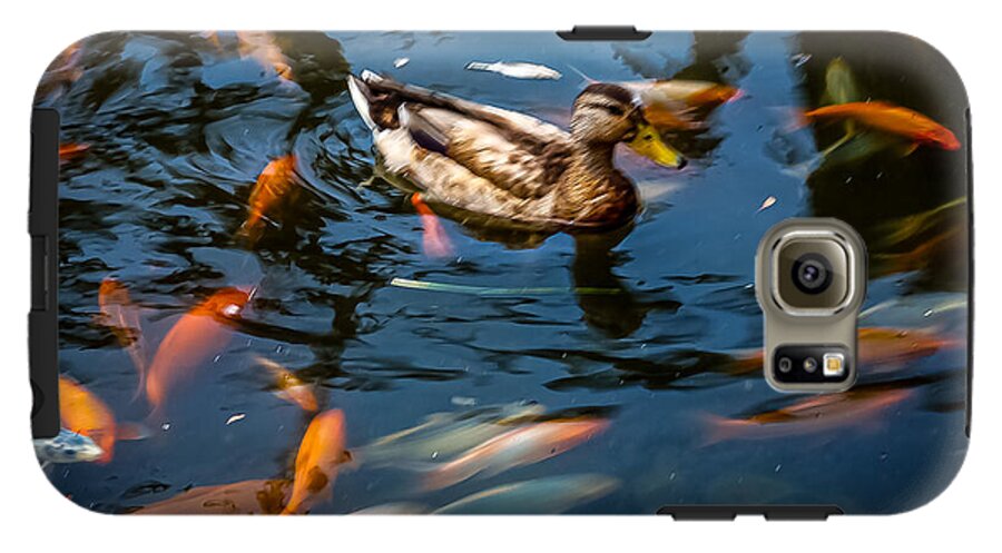 Duck with the koi - Phone Case