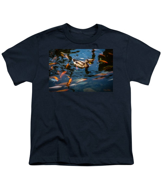 Duck with the koi - Youth T-Shirt