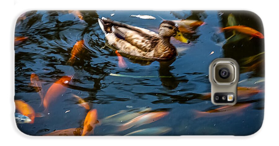 Duck with the koi - Phone Case