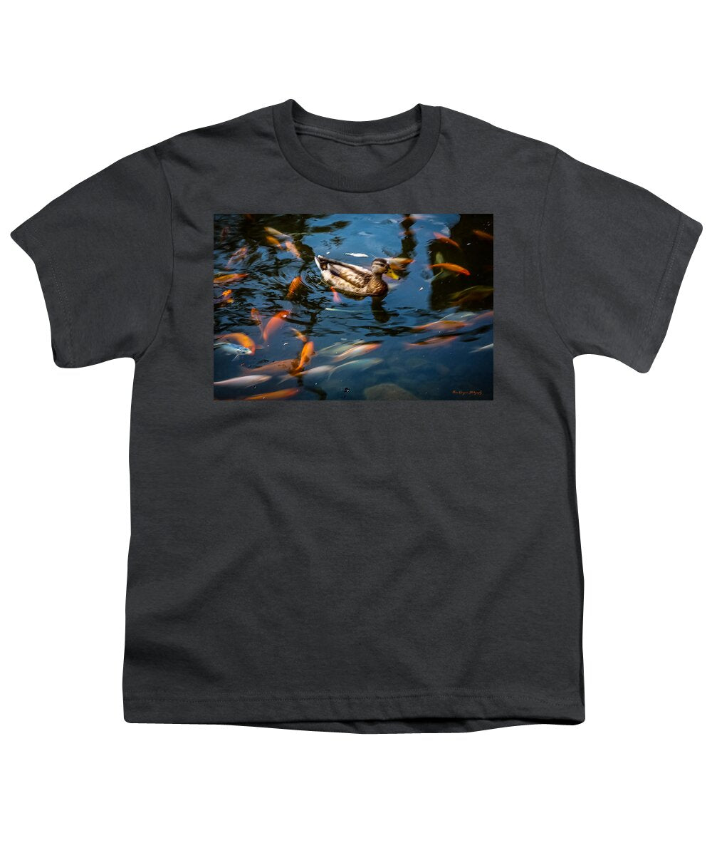 Duck with the koi - Youth T-Shirt