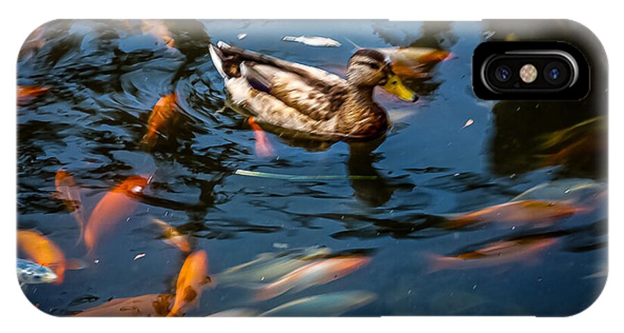 Duck with the koi - Phone Case