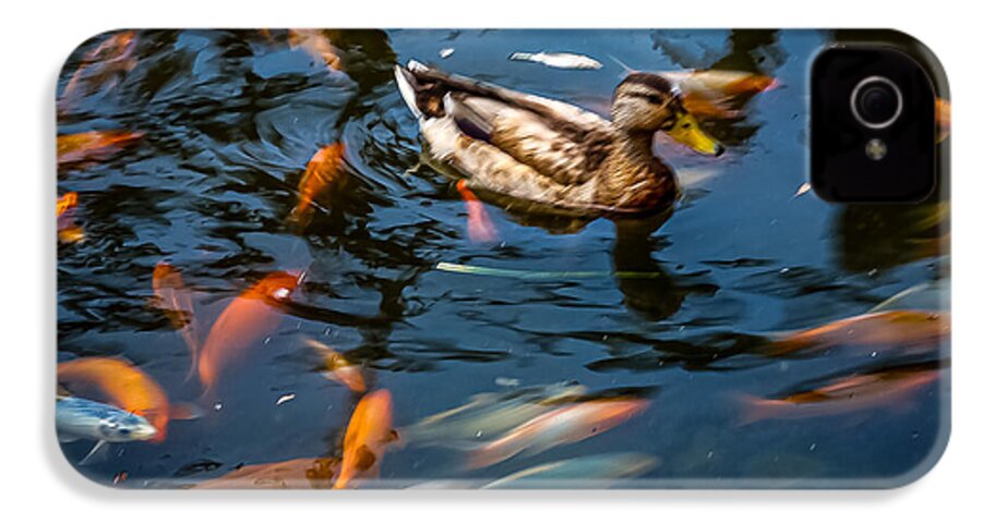 Duck with the koi - Phone Case