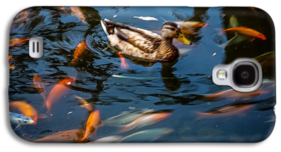 Duck with the koi - Phone Case