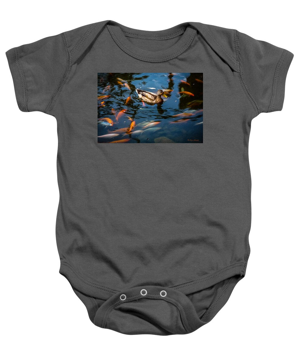 Duck with the koi - Baby Onesie