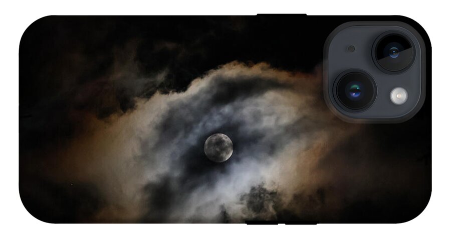 Moon in the clouds  - Phone Case