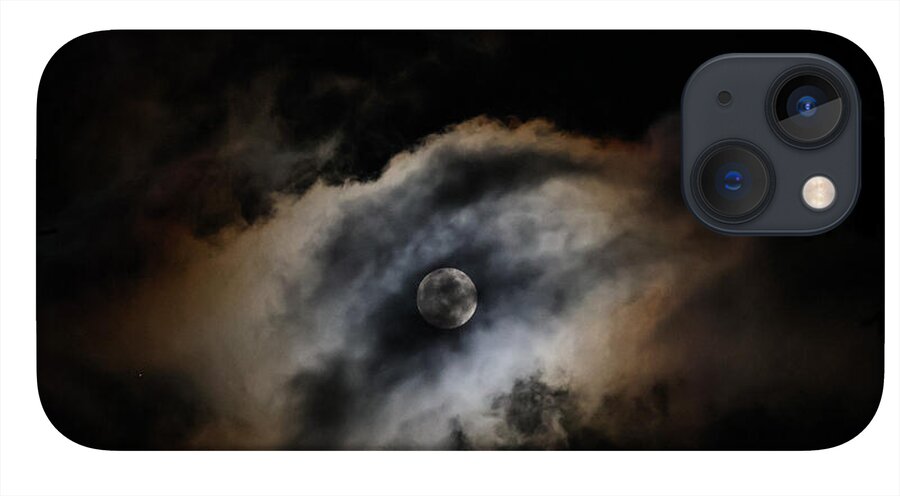 Moon in the clouds  - Phone Case