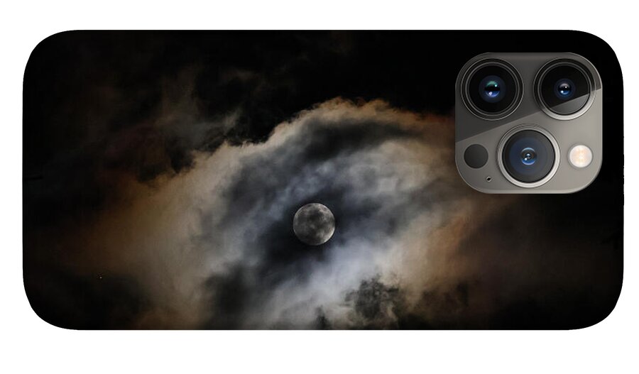 Moon in the clouds  - Phone Case