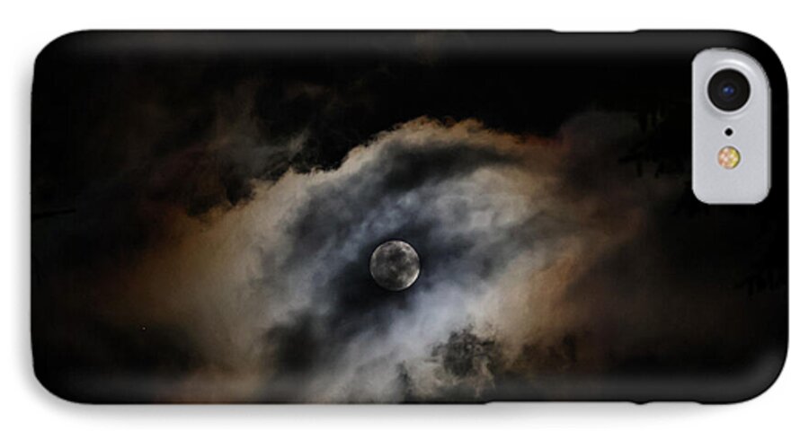 Moon in the clouds  - Phone Case