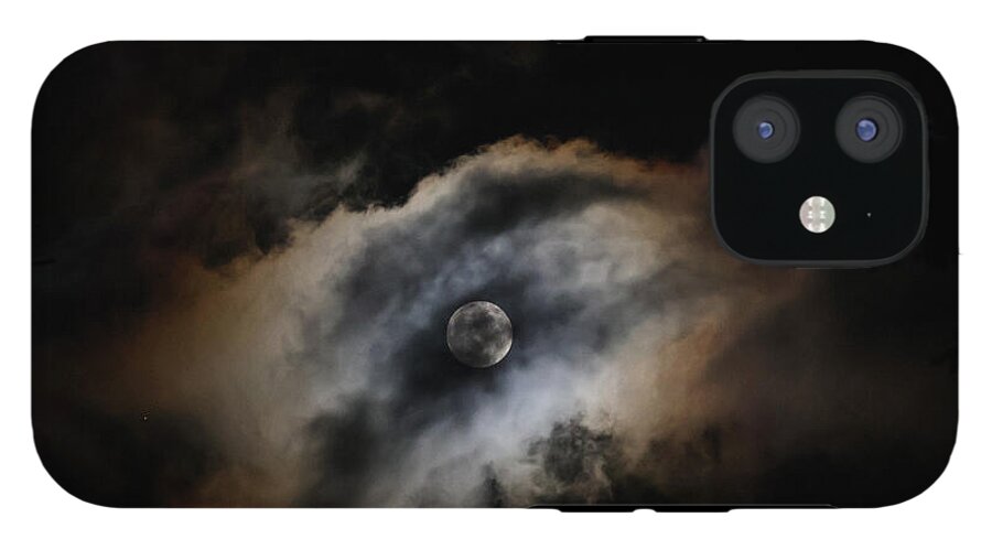 Moon in the clouds  - Phone Case
