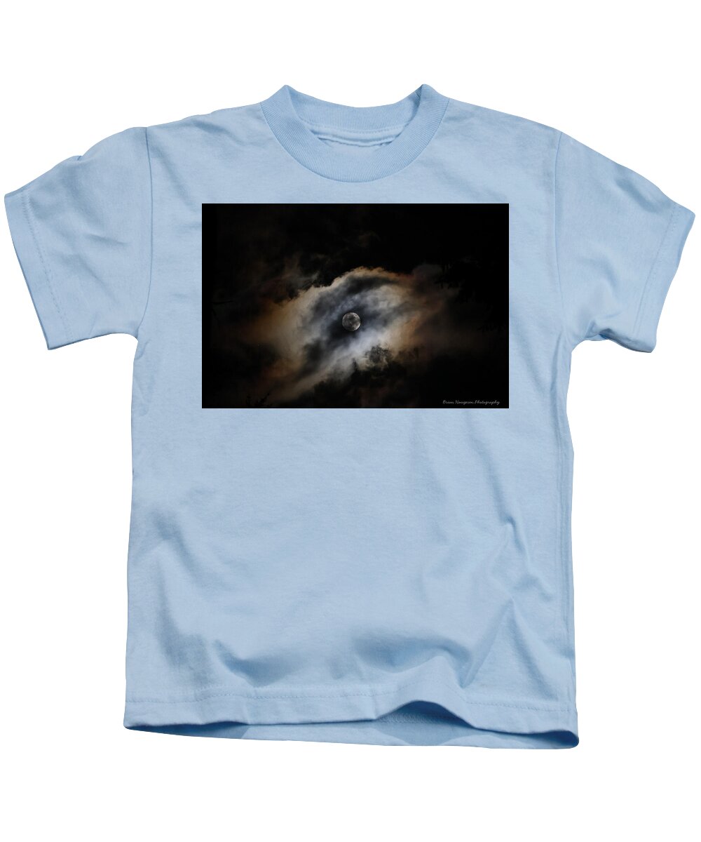 Moon in the clouds  - Kids T-Shirt