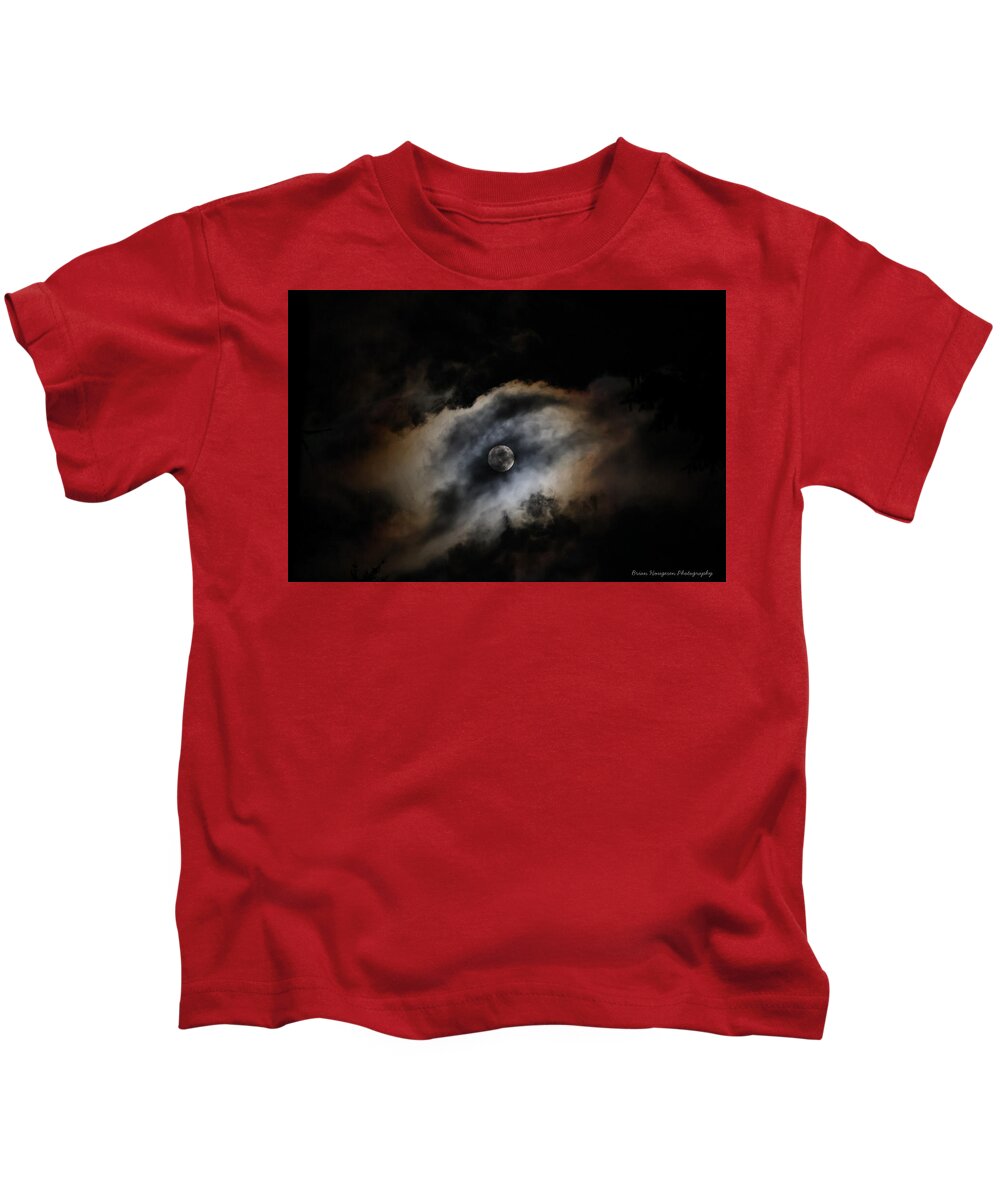 Moon in the clouds  - Kids T-Shirt