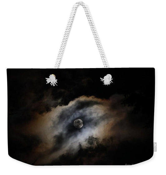 Moon in the clouds  - Weekender Tote Bag