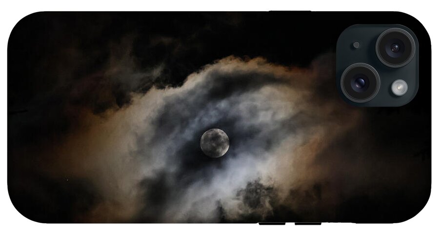 Moon in the clouds  - Phone Case