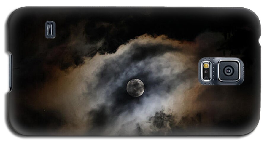 Moon in the clouds  - Phone Case
